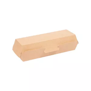 Hot Dog Box The Pack FSC 232 x 90 x 63 mm kraft brun